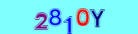 Blue Captcha Image