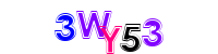 Blue Captcha Image