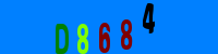 Blue Captcha Image