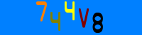 Blue Captcha Image