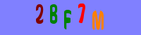 Blue Captcha Image