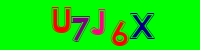 Blue Captcha Image