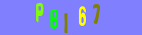 Blue Captcha Image