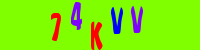 Blue Captcha Image