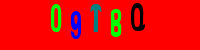 Blue Captcha Image