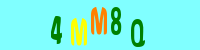 Blue Captcha Image