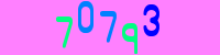 Blue Captcha Image