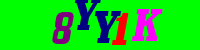 Blue Captcha Image