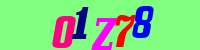 Blue Captcha Image