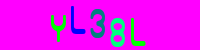 Blue Captcha Image