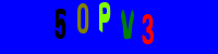 Blue Captcha Image
