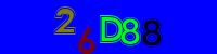 Blue Captcha Image