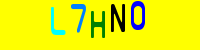Blue Captcha Image