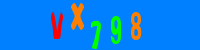 Blue Captcha Image