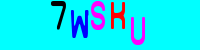 Blue Captcha Image