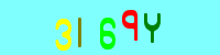 Blue Captcha Image