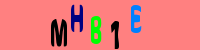 Blue Captcha Image