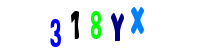 Blue Captcha Image