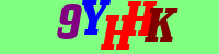 Blue Captcha Image