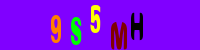 Blue Captcha Image