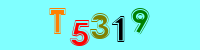 Blue Captcha Image