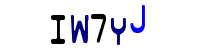 Blue Captcha Image