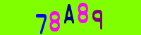 Blue Captcha Image