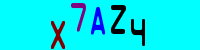 Blue Captcha Image