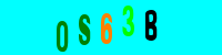 Blue Captcha Image