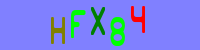 Blue Captcha Image