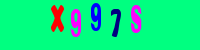 Blue Captcha Image
