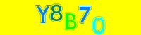 Blue Captcha Image