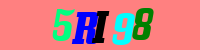 Blue Captcha Image