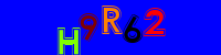 Blue Captcha Image