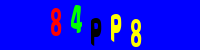 Blue Captcha Image