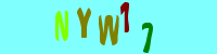 Blue Captcha Image