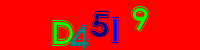 Blue Captcha Image