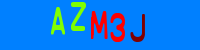 Blue Captcha Image