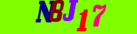 Blue Captcha Image