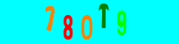 Blue Captcha Image