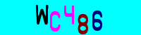 Blue Captcha Image