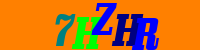 Blue Captcha Image