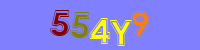 Blue Captcha Image