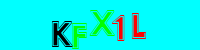Blue Captcha Image