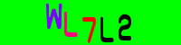 Blue Captcha Image