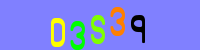 Blue Captcha Image