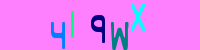Blue Captcha Image