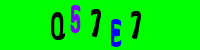 Blue Captcha Image