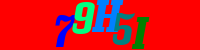 Blue Captcha Image