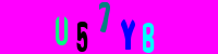Blue Captcha Image